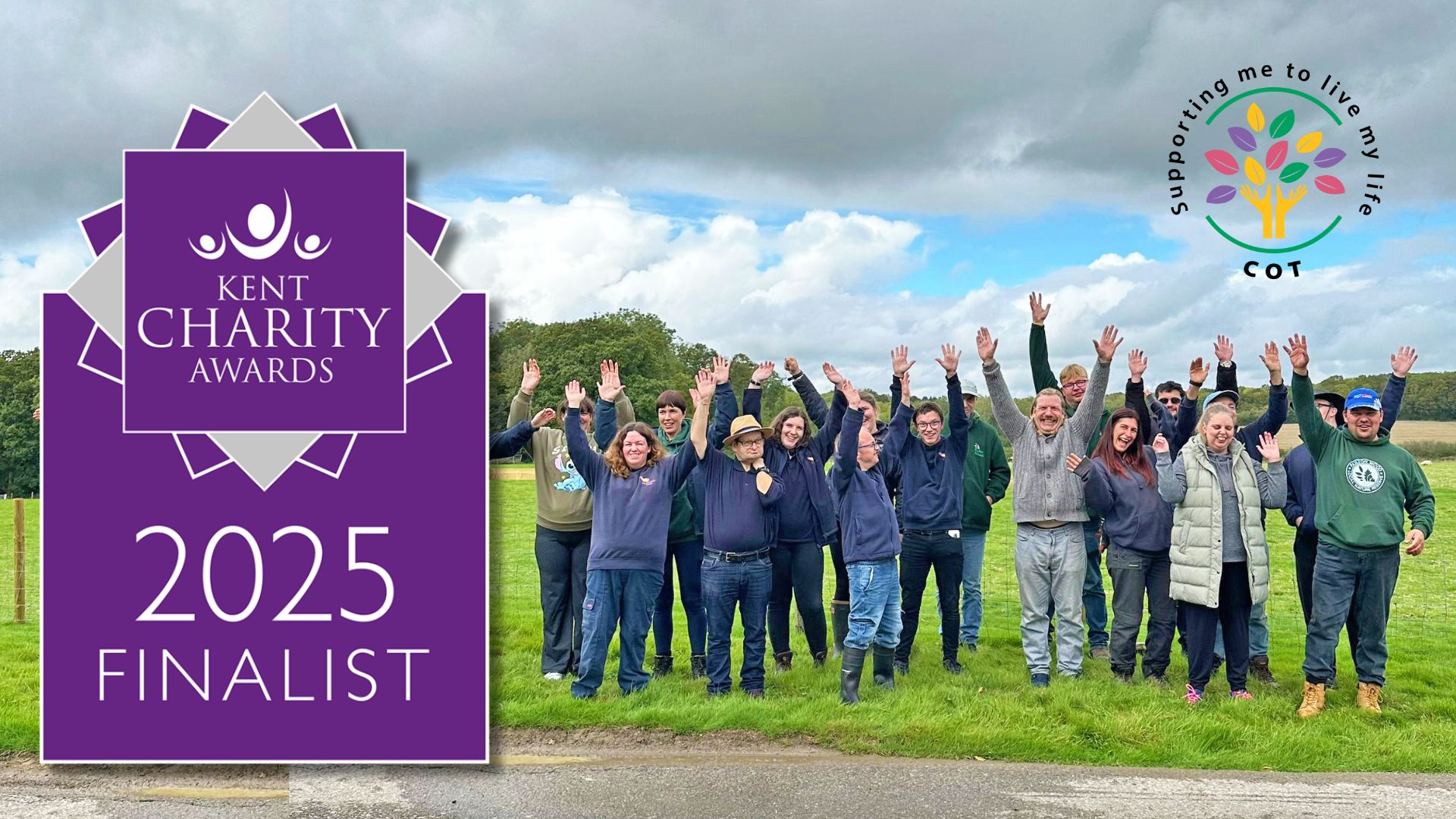 COT a finalist in the Kent Charity Awards