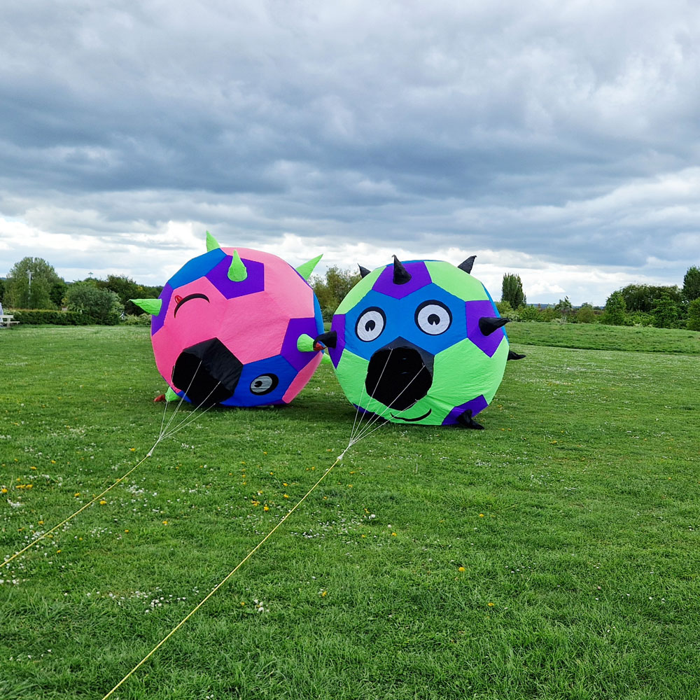 Kent kite flyers ball kites