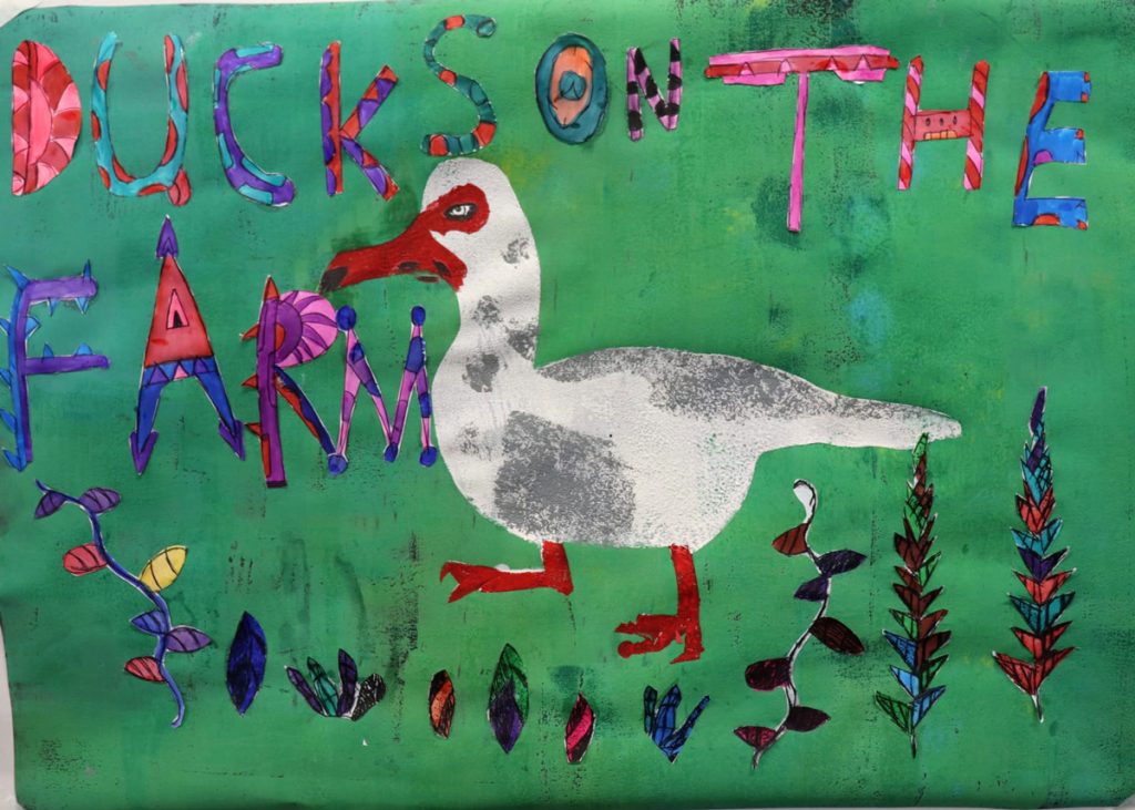 Art at the Farm painting