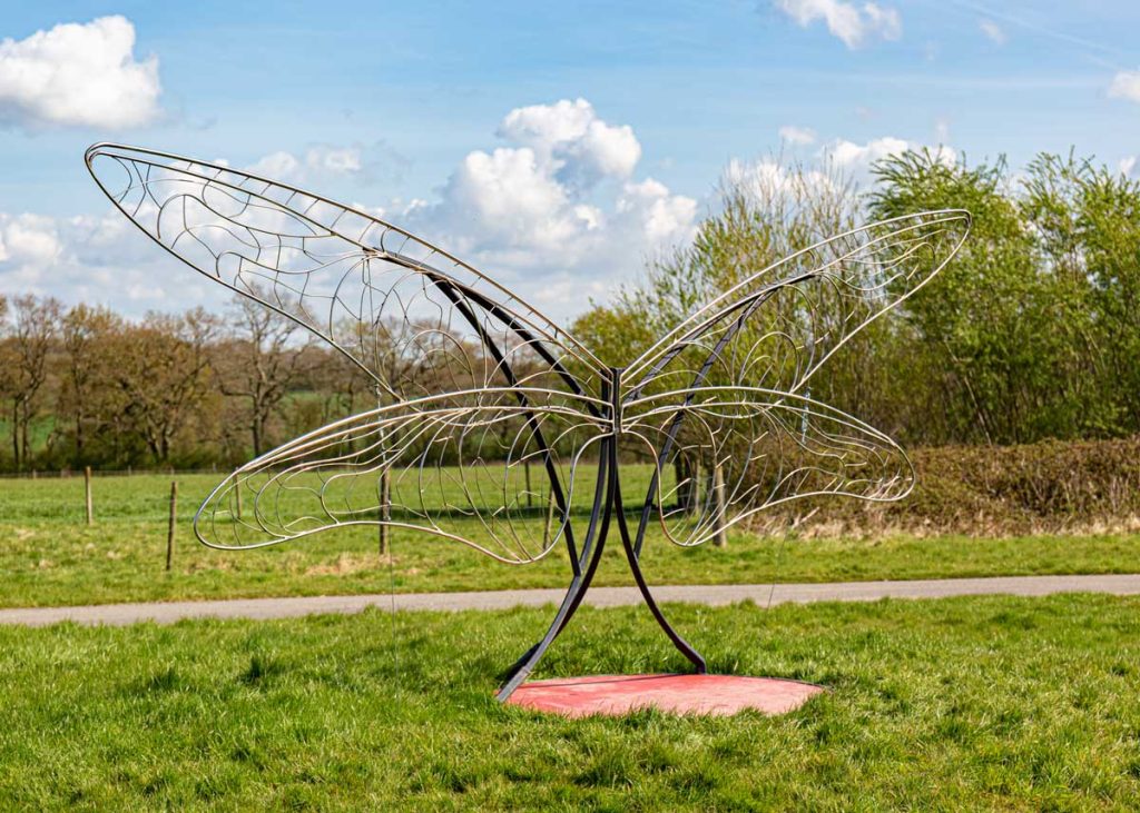 Butterfly sculpture