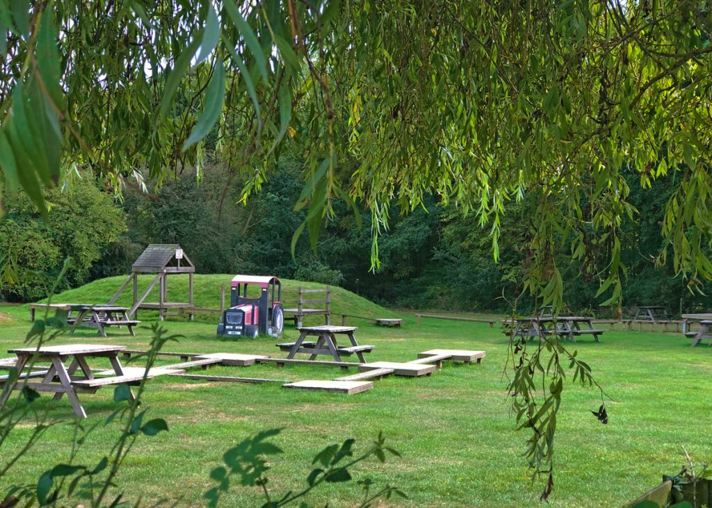 Hill fort and tube maze