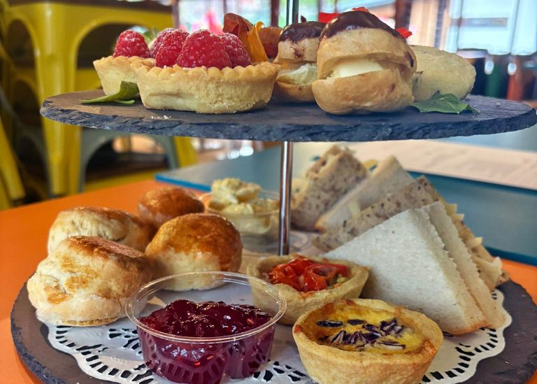 Afternoon tea on the farm