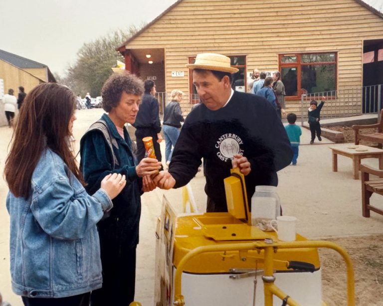 An early picture outside the Granary Restaurant