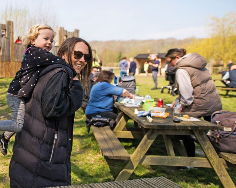 Picnic area in one of our playparks