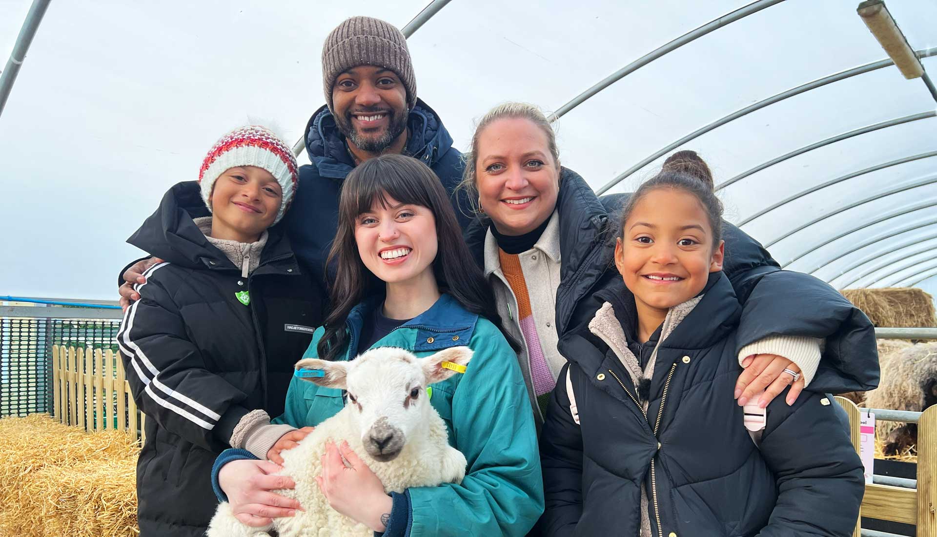 Blue Peter on the farm at the Rare Breeds Centre