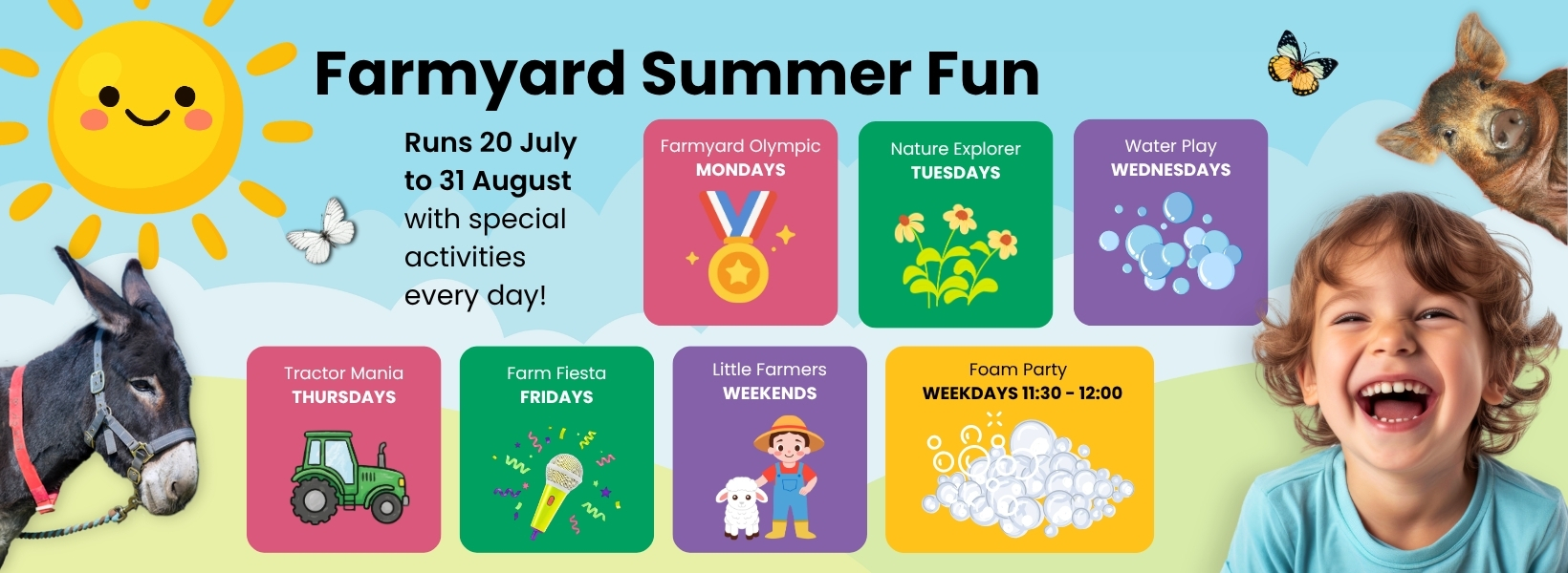 Farmyard summer fun