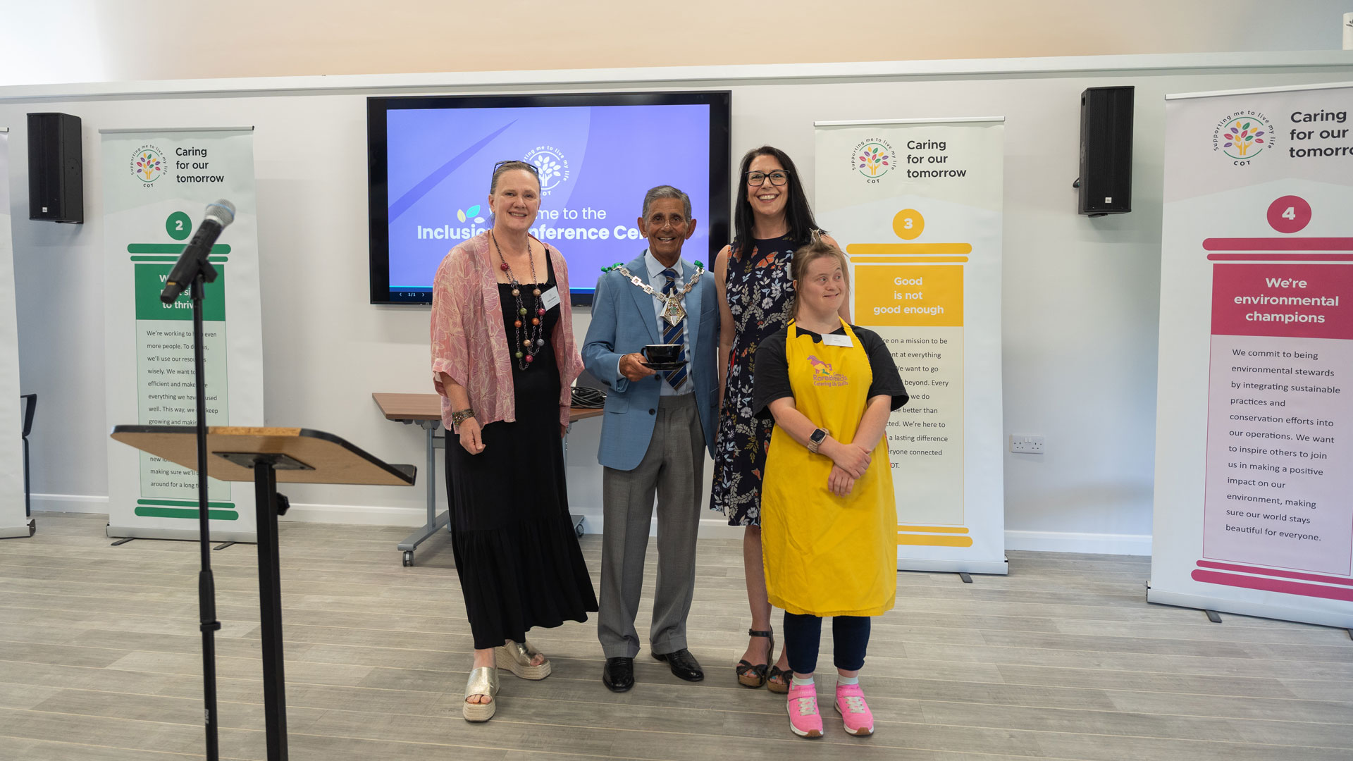 The official opening of the Inclusion Conference Centre